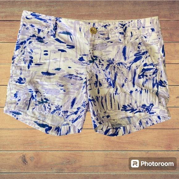 Lilly Pulitzer Callahan shorts sz 0 - Picture 1 of 3